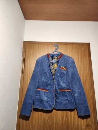 Veste en velours côtelé White Label bleu taille 42