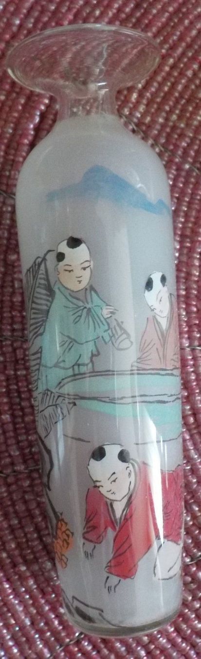 Vasen & Gefässe: Vase antik - Innenseite bemalt – Gebraucht aus Mörschwil von antiksalon21 9