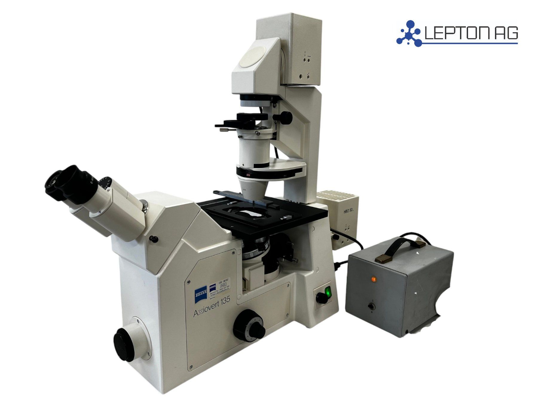 Accessori da laboratorio: Zeiss Axiovert 135 5 H/DIC Mikroskop – Usato da Niederdorf venduto da LeptonAG_Labor