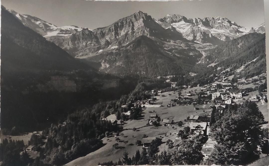 Cartoline postali: CHAMPÉRY - Le Petit Ruan et les Dts Blanches – Usato da Delémont venduto da Domdom1