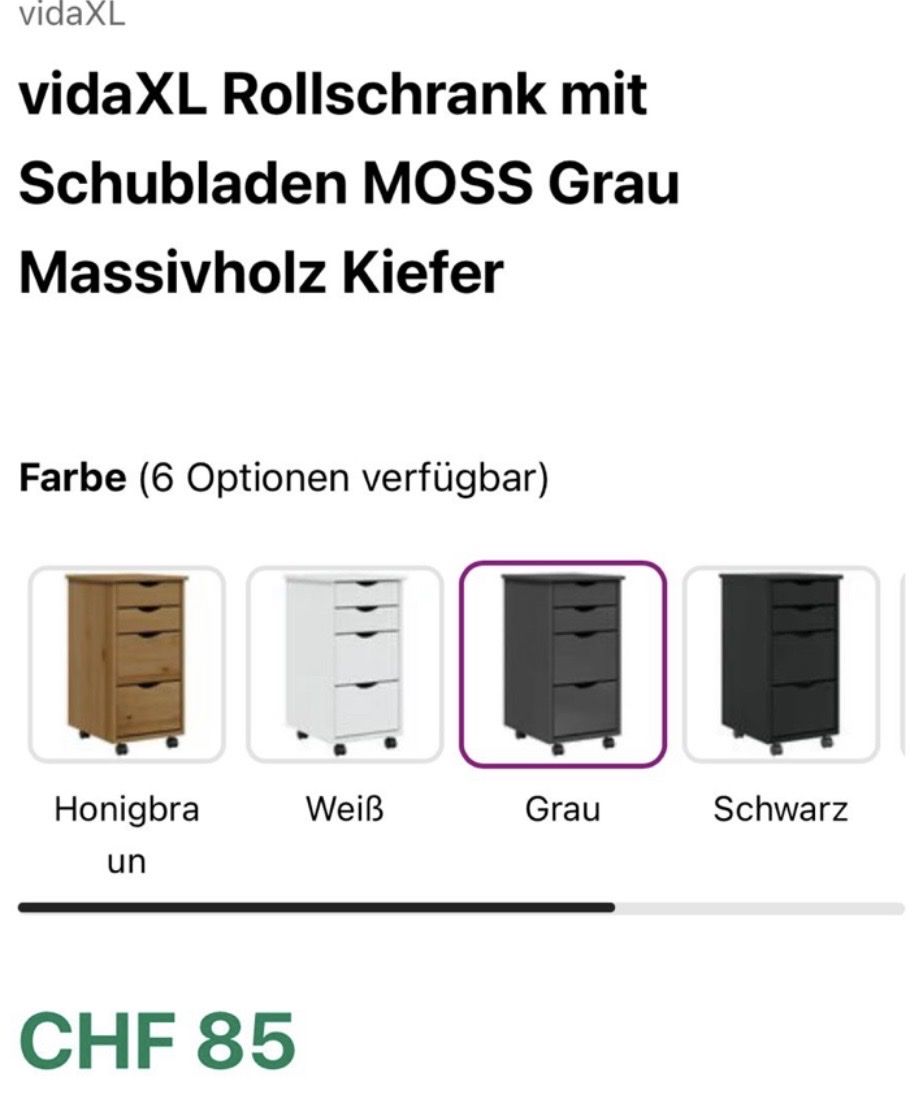 Armadi: Rollschrank grau neu – Nuovo e nell'imballaggio originale da Niederried b. Kall venduto da NicoleS25 1