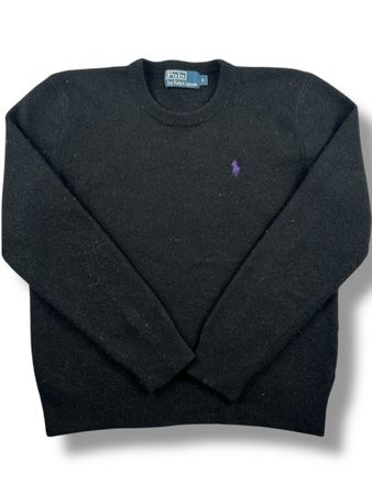 Pull Polo Ralph Lauren Noir, Taille S, en laine