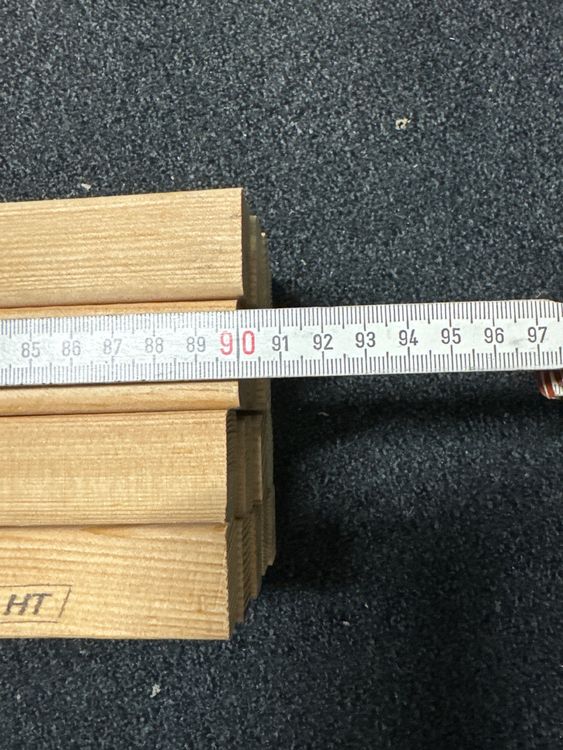 Articoli in legno: Holzleisten Tanne 20 Stk. leicht gerundet 900×27×16 mm – Usato da Fehraltorf venduto da habibi2008 2