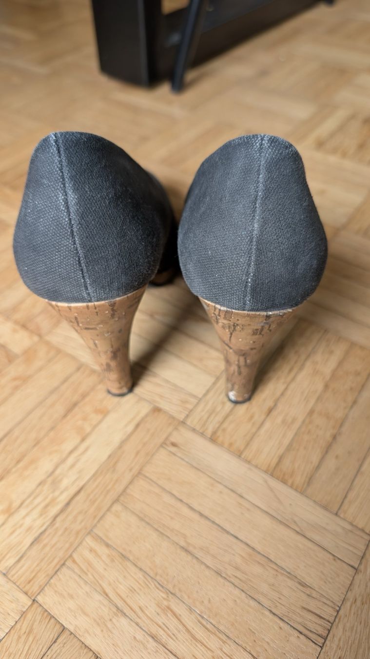 Damenschuhe: Marco Tozzi Keilpumps, dunkelgrau, Grösse 40 – Gebraucht aus Winterthur von pk-86 2