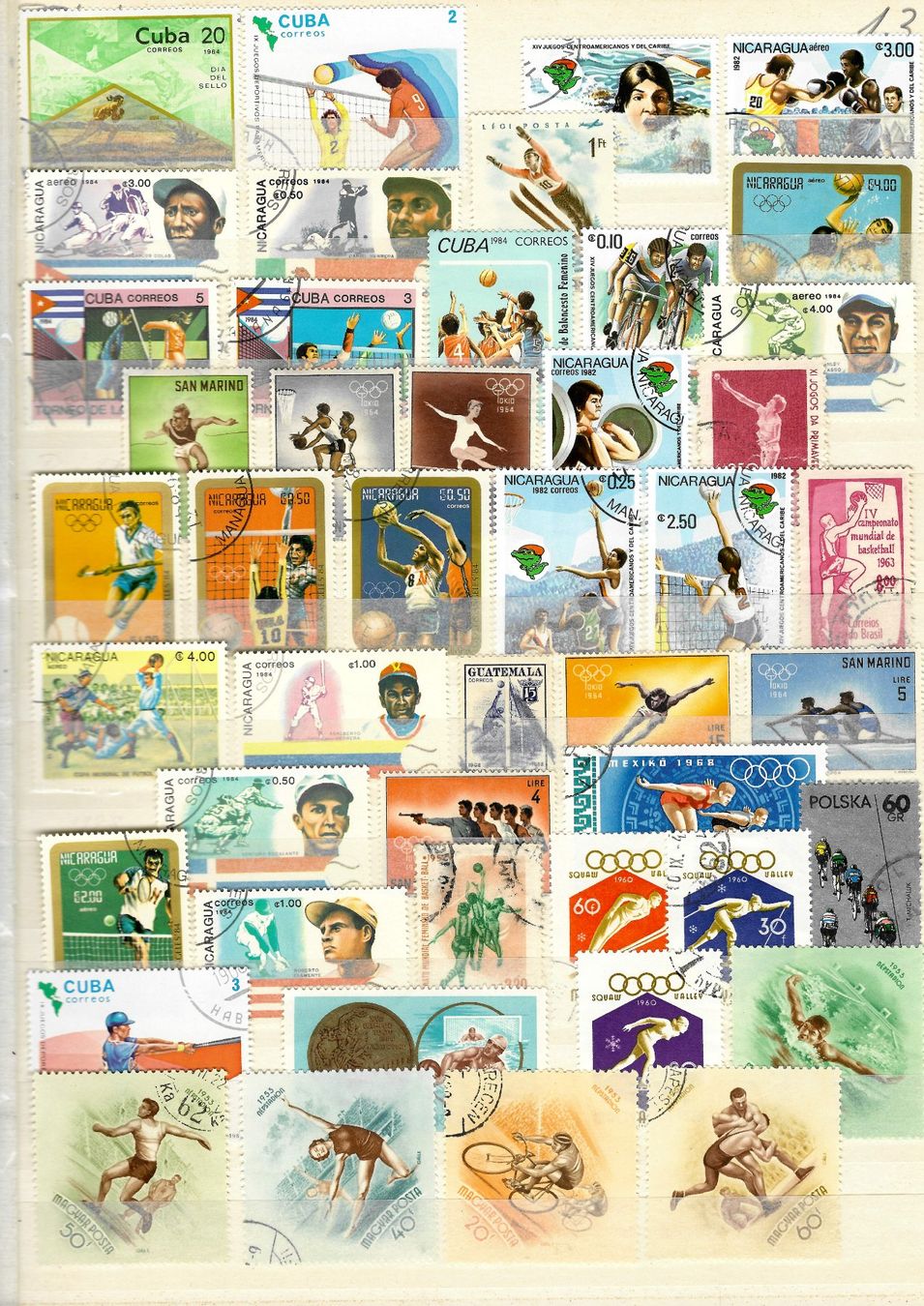 Tutti i francobolli: schöne Motiv Sammlung_Sport – Usato da Eggersriet venduto da stamp303