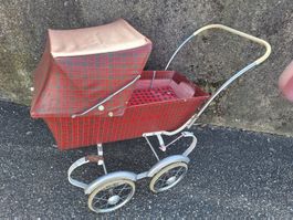VINTAGE 60ER JAHRE PUPPENWAGEN