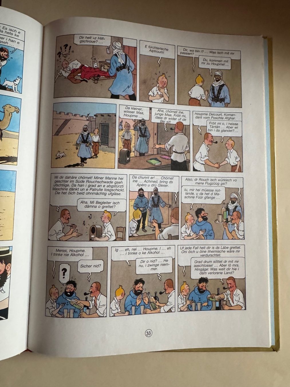 Fumetti: Tim + Struppi:  TÄNTÄN UD GULDCHRABBE - Bärndütsch-Comics – Usato da Hedingen venduto da Wowi 4