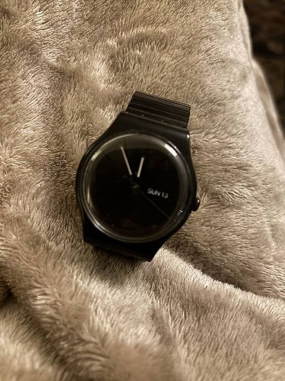 Orologi: Swatch Uhr schwarz – Usato da Zürich venduto da gepaecktraeger