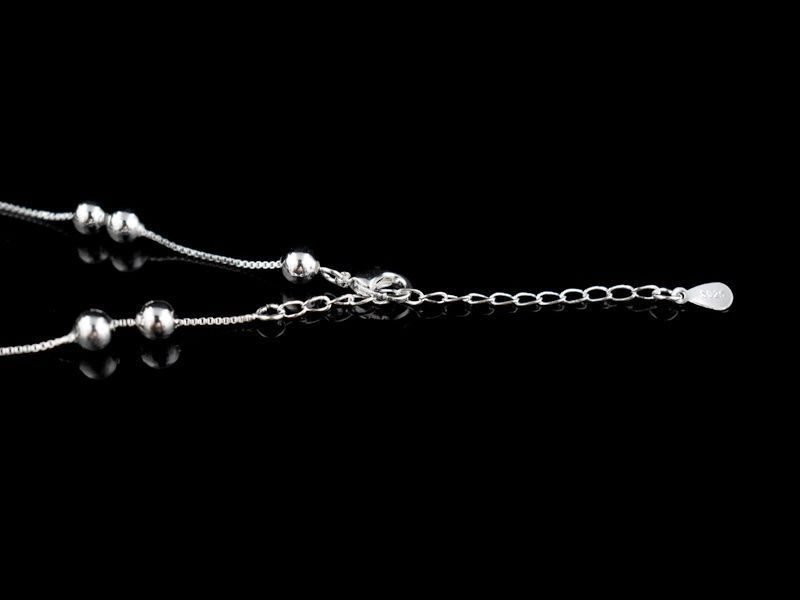 Bracciali & Braccialetti: silber fusskette mit kugeln – Nuovo e nell'imballaggio originale da St. Gallen venduto da yatoot26 4