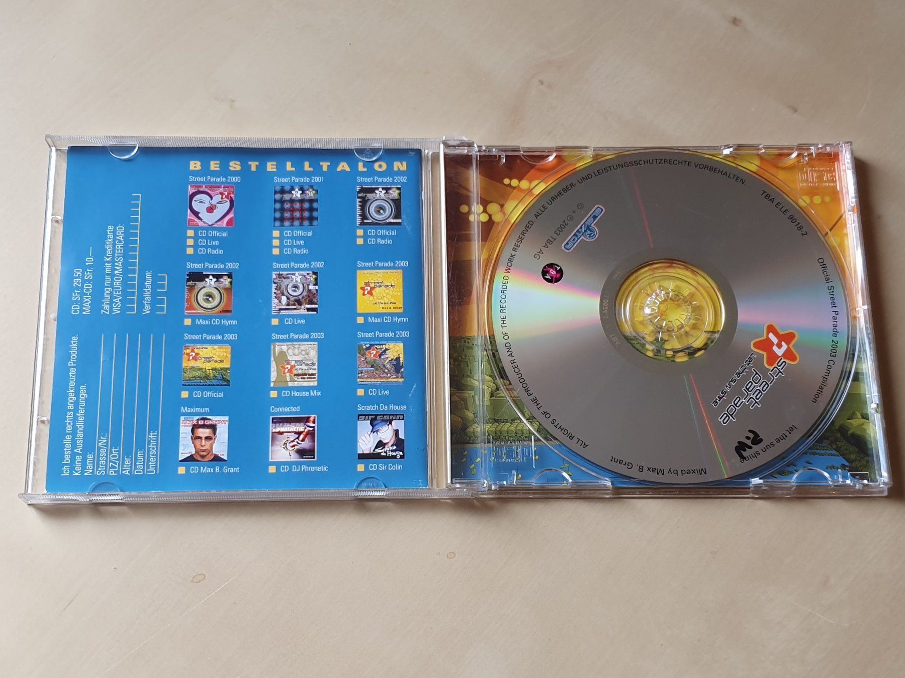 CD: Street Parade 2003 – Usato da Stansstad venduto da collectorsshop 2