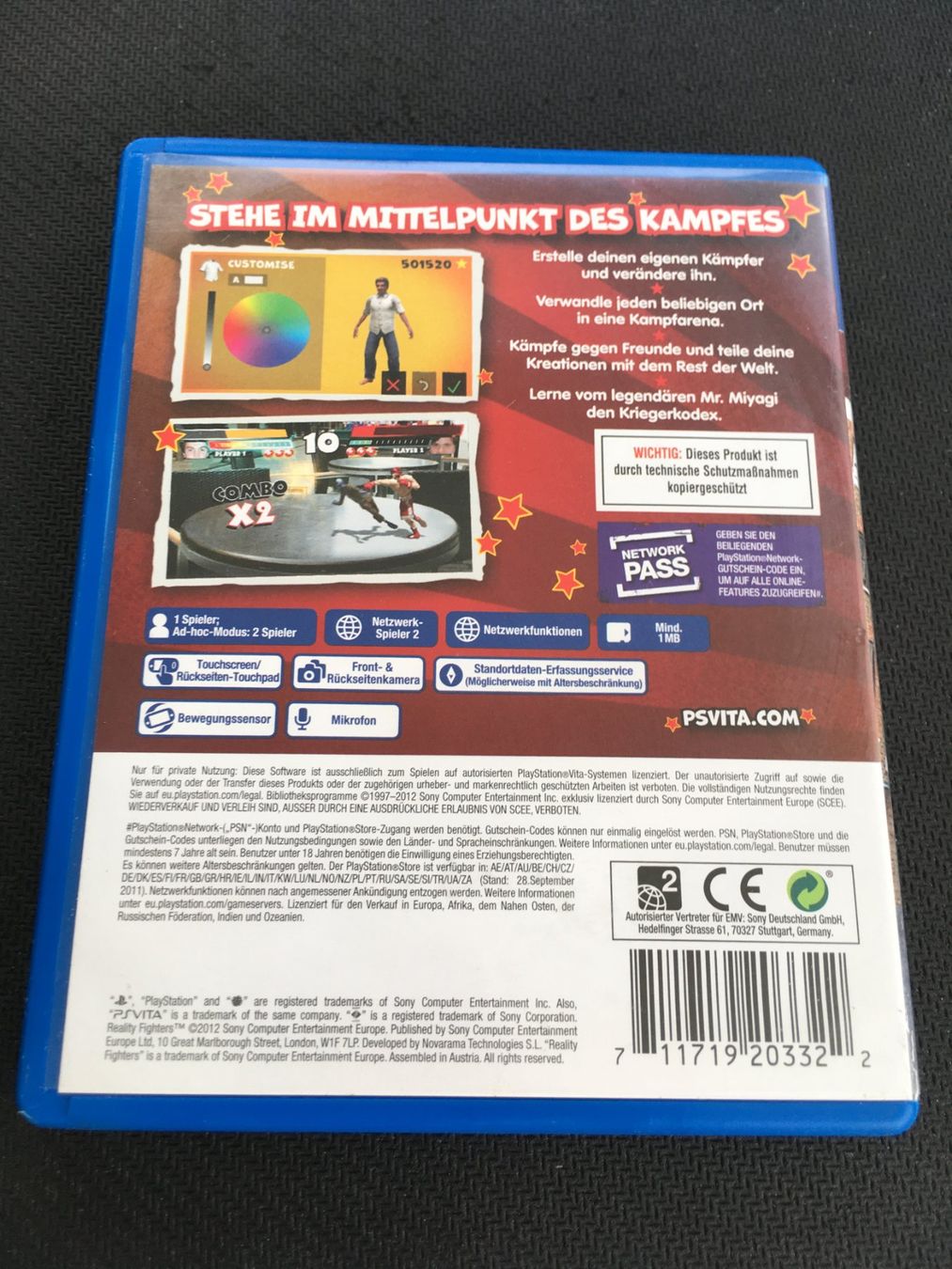 Sony Giochi: Reality Fighters - PS Vita – Usato da St.Gallen venduto da Punktchen01 1