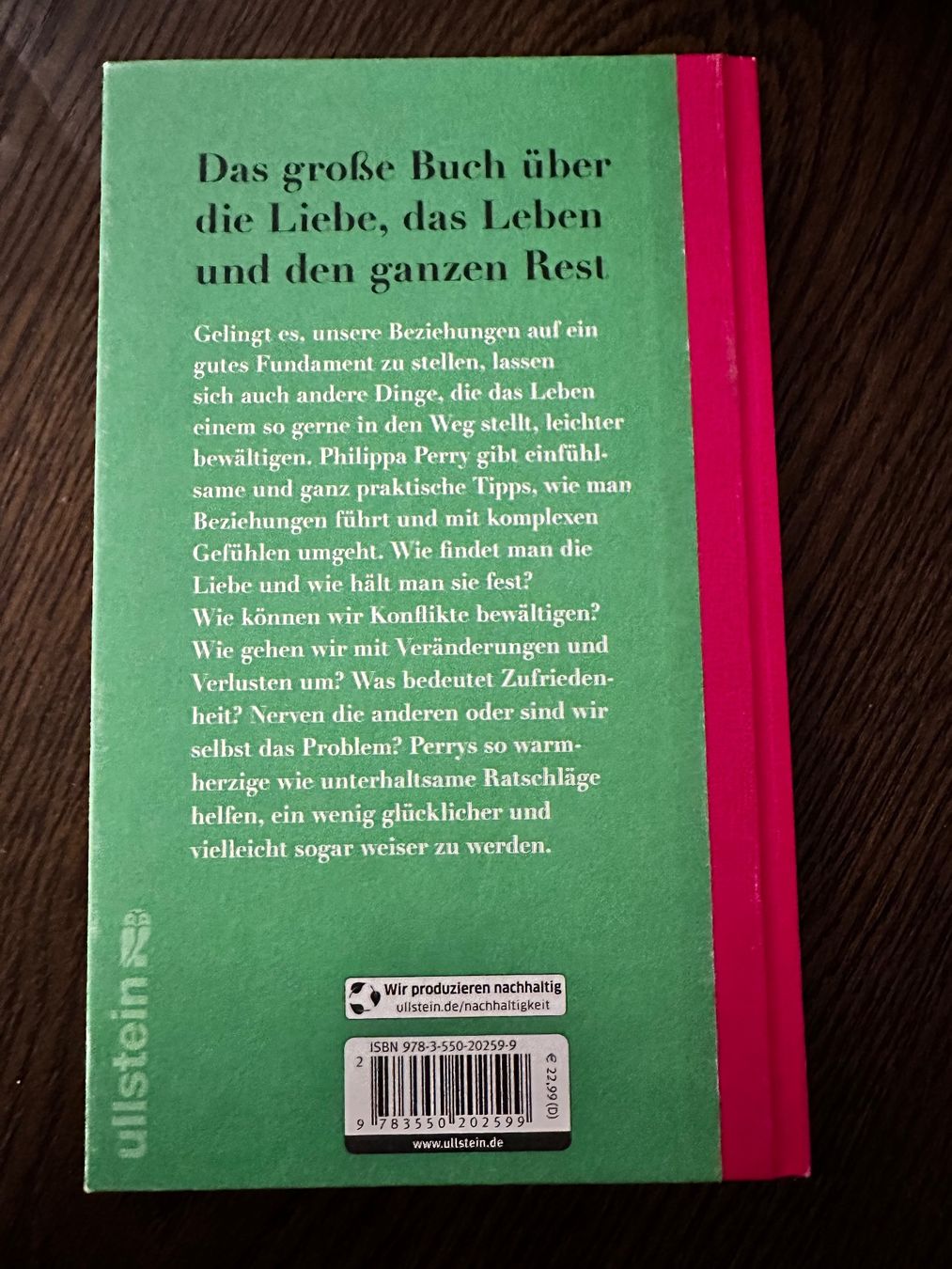 Libri: Philippa Perry: Das Buch, von dem du dir wünschst... – Nuovo (secondo la descrizione) da Haldenstein venduto da enie123 1