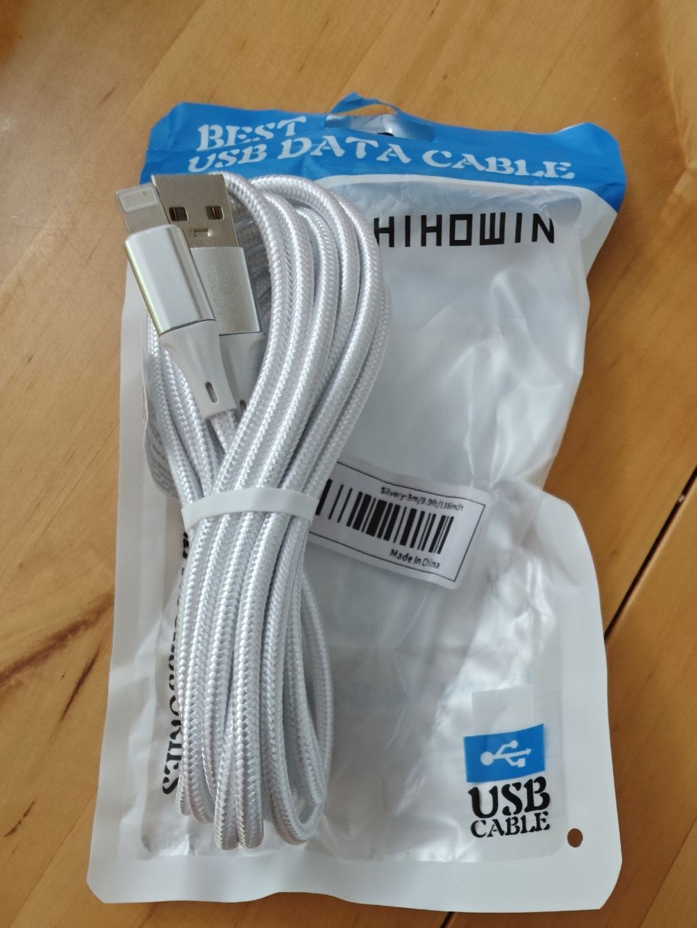 Câbles: USB cable 3m IPhone  – Neuf avec emballage d'origine à Origlio par Arrosto