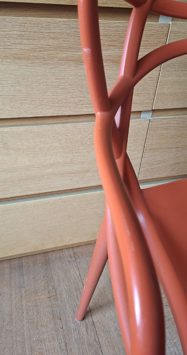 Kartell Stühle: Kartell Masters Stuhl, Rot Soft Touch – Gebraucht aus Liestal von Abimos 6