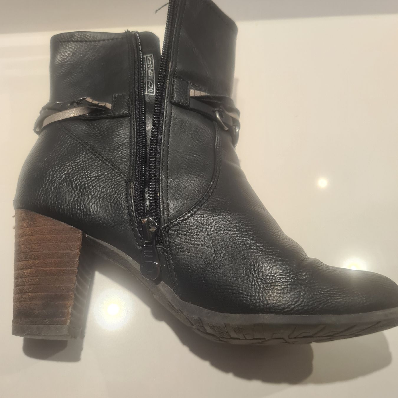 Tom Tailor Scarpe da donna: TOM TAILOR Stiefeletten Gr. 36 Braun – Usato da Steinen venduto da turbogeiss99 5