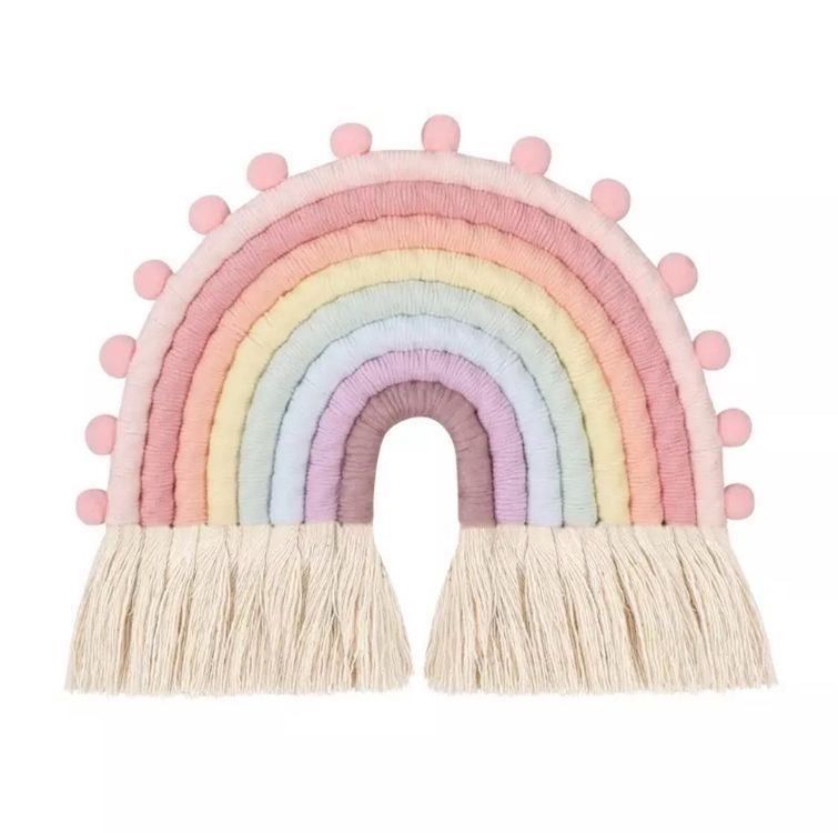 Alle Dekorationen: Makramee Regenbogen Color Wandbehang NEU – Neu und originalverpackt aus Lachen SZ von Luxolino