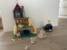 Sylvanian‘s Badehaus mit Figuren und Zubeh. guter Zustand