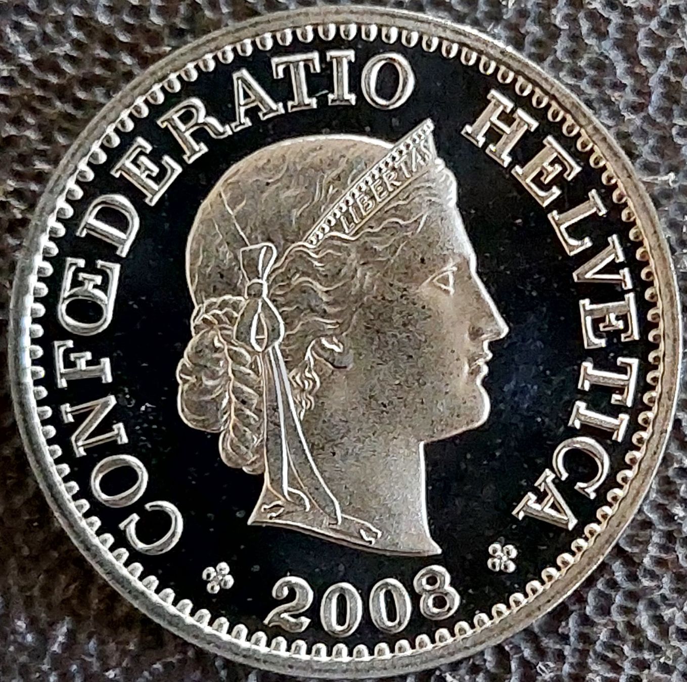 Tutti le monete: 10 Rappen 2008 stgl. / aus Münzsatz – Nuovo (secondo la descrizione) da Arch venduto da coinsandmore