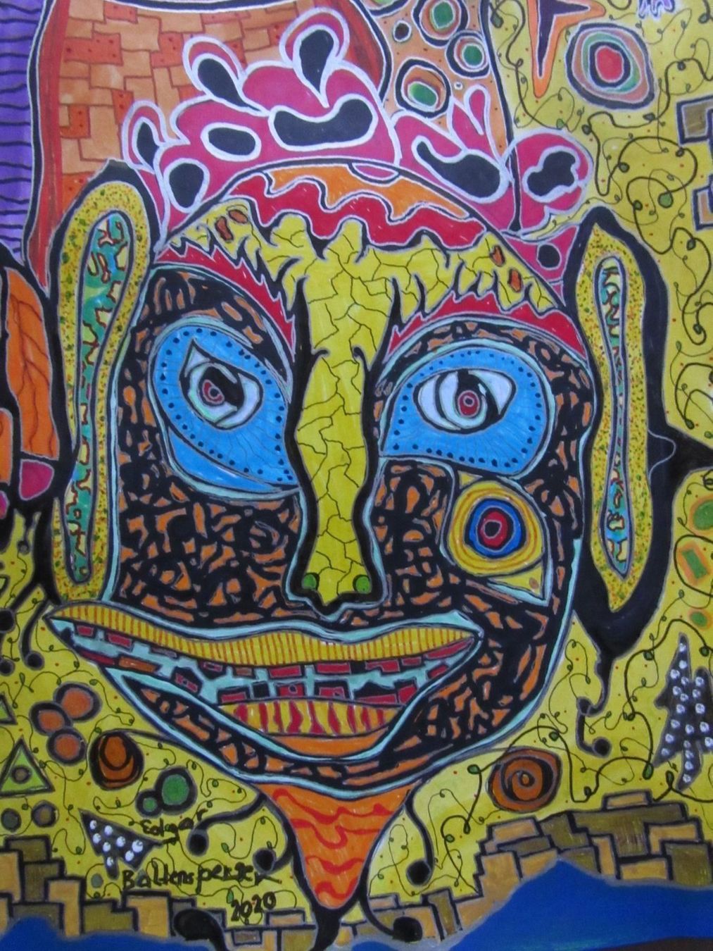 Gemälde: EDGAR BALTENSPERGER  ORIGINAL 100X70CM – Gebraucht aus Gersau von grafik-kunst 5