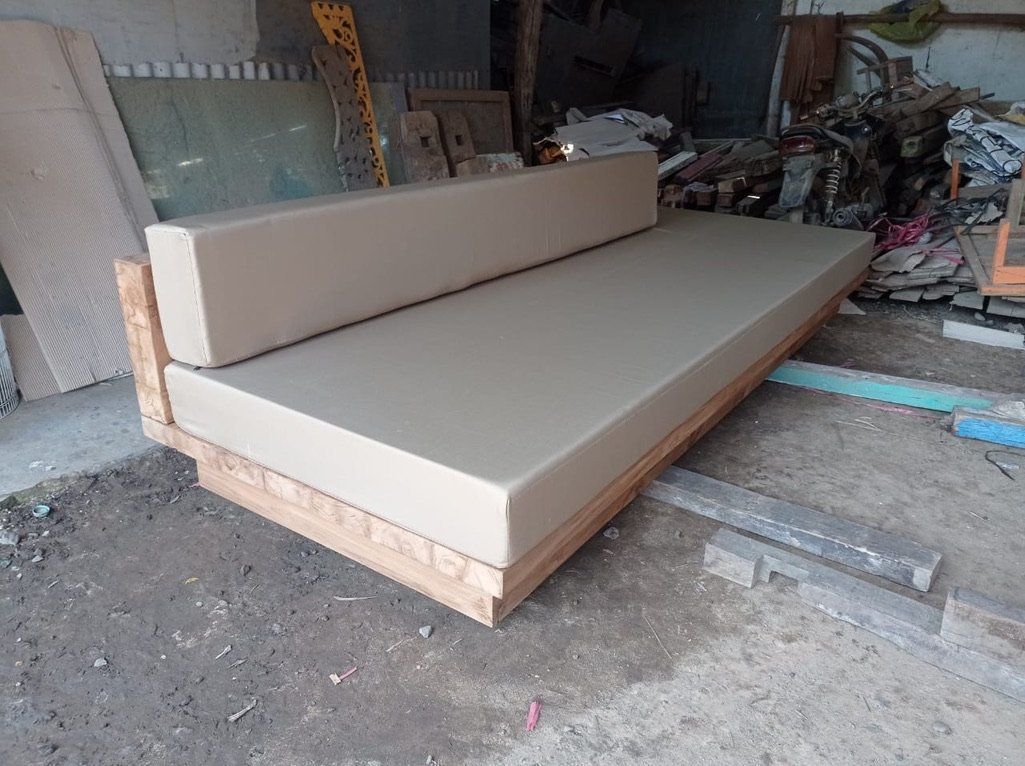 Divani: Lounge Sofa Gartensofa Teakholz Outdoormöbel Couch Sitzmöbel – Nuovo e nell'imballaggio originale da Daisendorf venduto da Wohn-Kult 1