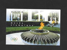 Markenheftchen IOK (DXIII) ET Lausanne Musee Olymp 15.9.2000