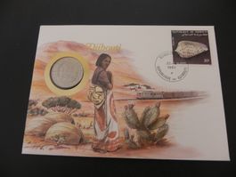 Münzbrief 1987 - Djibouti 5 Francs 1986 FAO