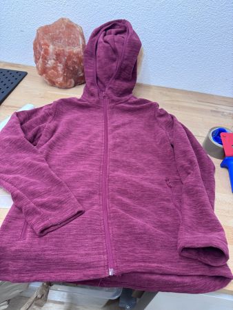 Fleecejacke City life mit Kapuze Grösse M / Nr. 336