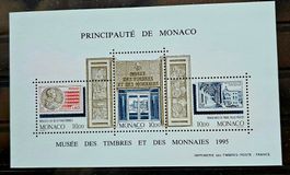 MONACO Bloc ** Musée des timbres et monnaies , 1995