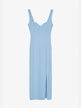 NEW - Bodycon Dress in Baby Blue L Size NP: 50.-