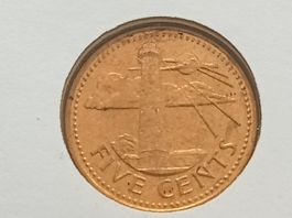 Münzbrief Barbados mit 10 Cent Münze 1973
