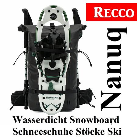 NEU 150Fr Nanuq RECCO Wanderrucksack Laptop Ski Schneeschuhe