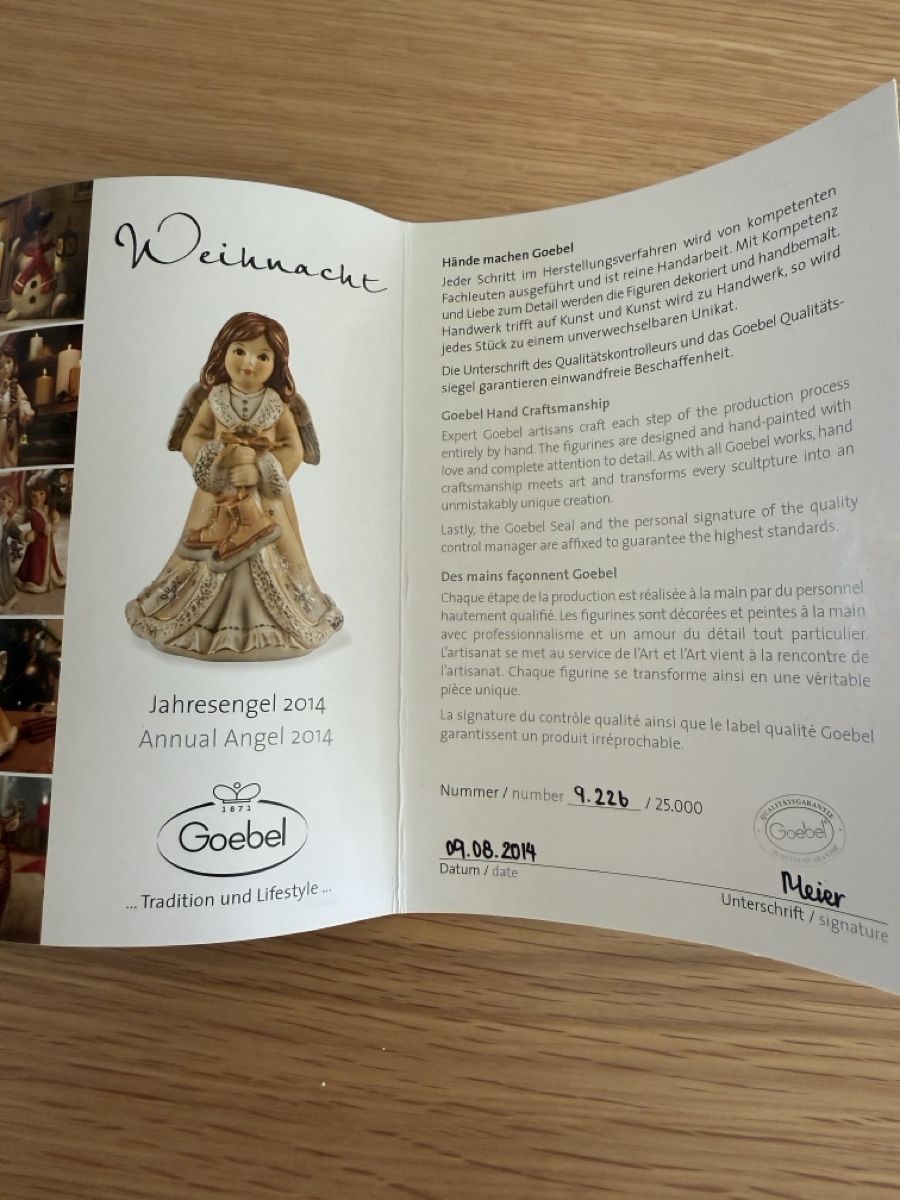 Figuren: Goebel Jahresengel 2014 mit Dose – Neu (gemäss Beschreibung) aus Sarmenstorf von Nathaliie_21 1