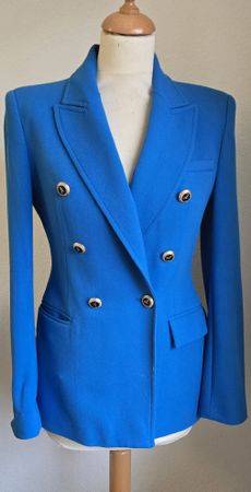 blazer neuf bleu électrique, taille XS 
