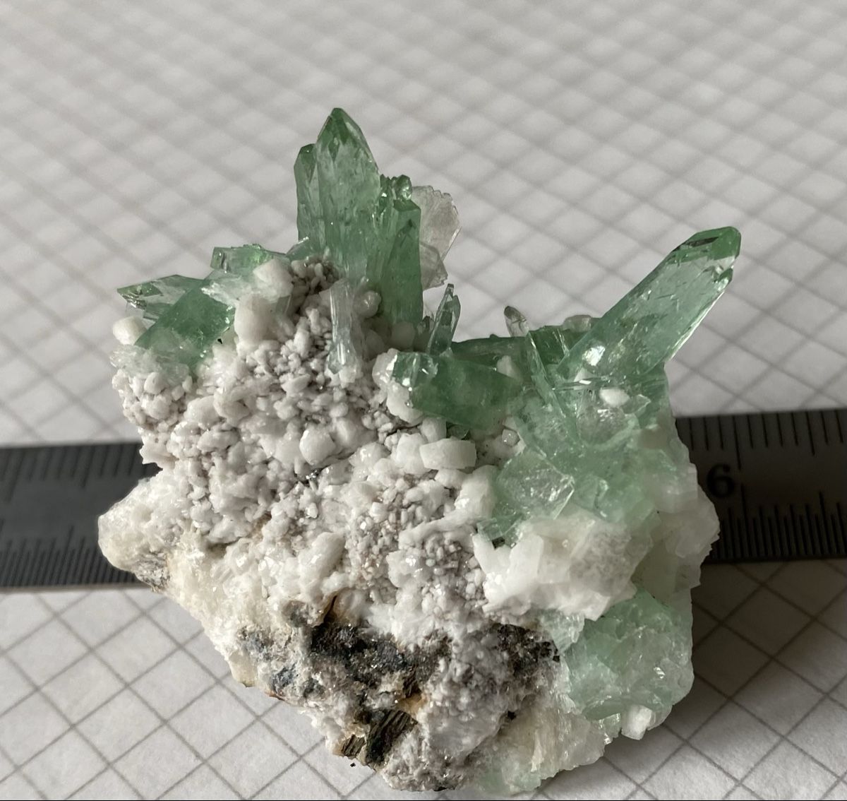 Mineralien & Heilsteine: Wunderschöne Apophyllit Stufe Indien  – Gebraucht aus Selzach von 321compac 5