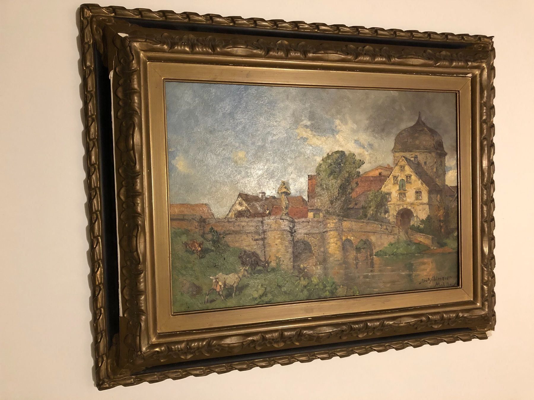 Dipinti: Schidlmeier mchn. (München) Gemälde – Usato da Hirzel venduto da pjn_d7xp