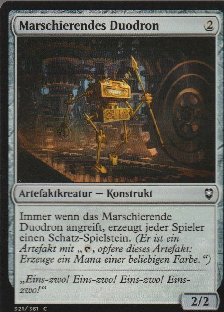 Magic The Gathering Sammelbilder & Trading cards: TCG Magic The Gathering MTG CLB 321 Marschierendes Duodron – Neu (gemäss Beschreibung) aus Vezia von Aquarius_Age