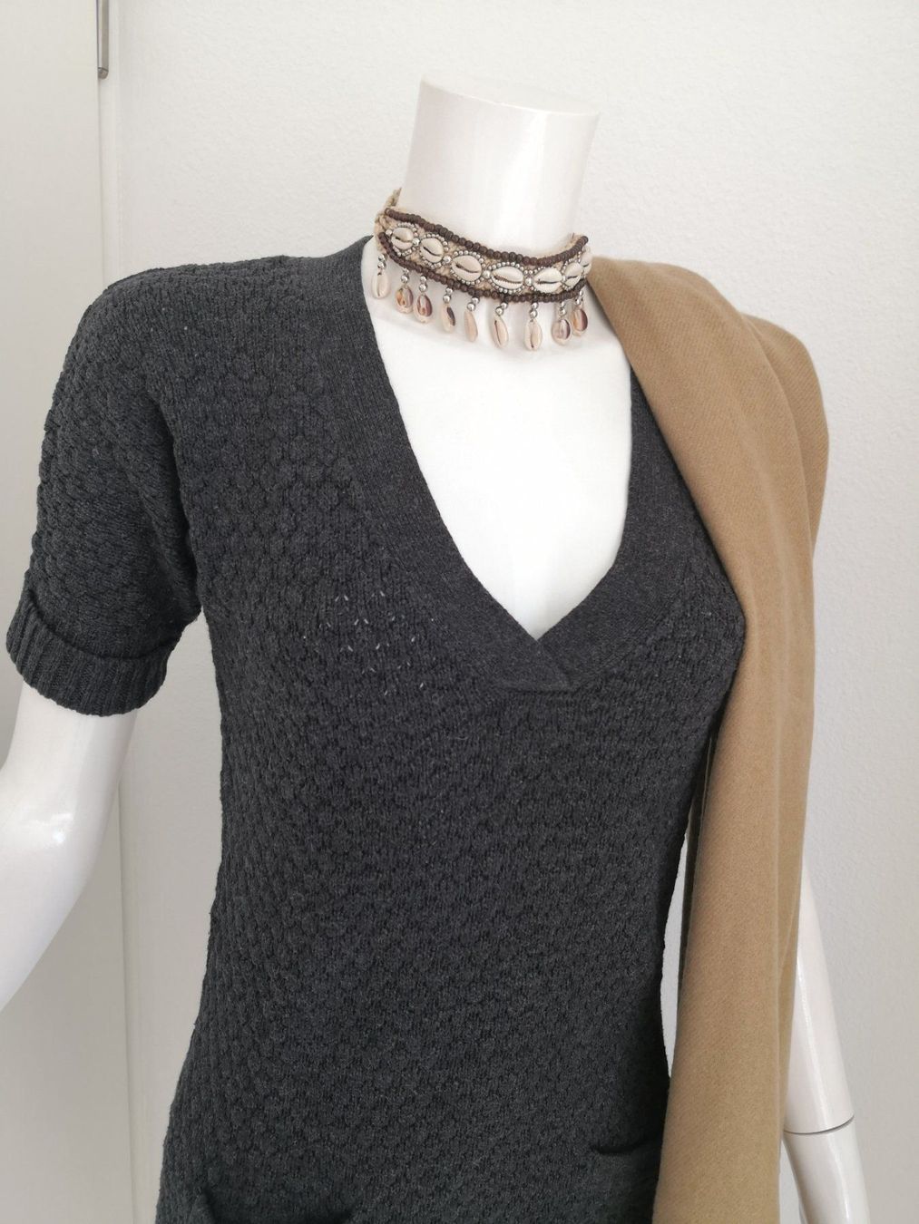 Mango Kleider: 🤩MANGO STRICK-PULLOVER-KLEID ANTRAZIT & WOLLE & D&G P. – Gebraucht aus Olten von Naja-Twins-Twins 4