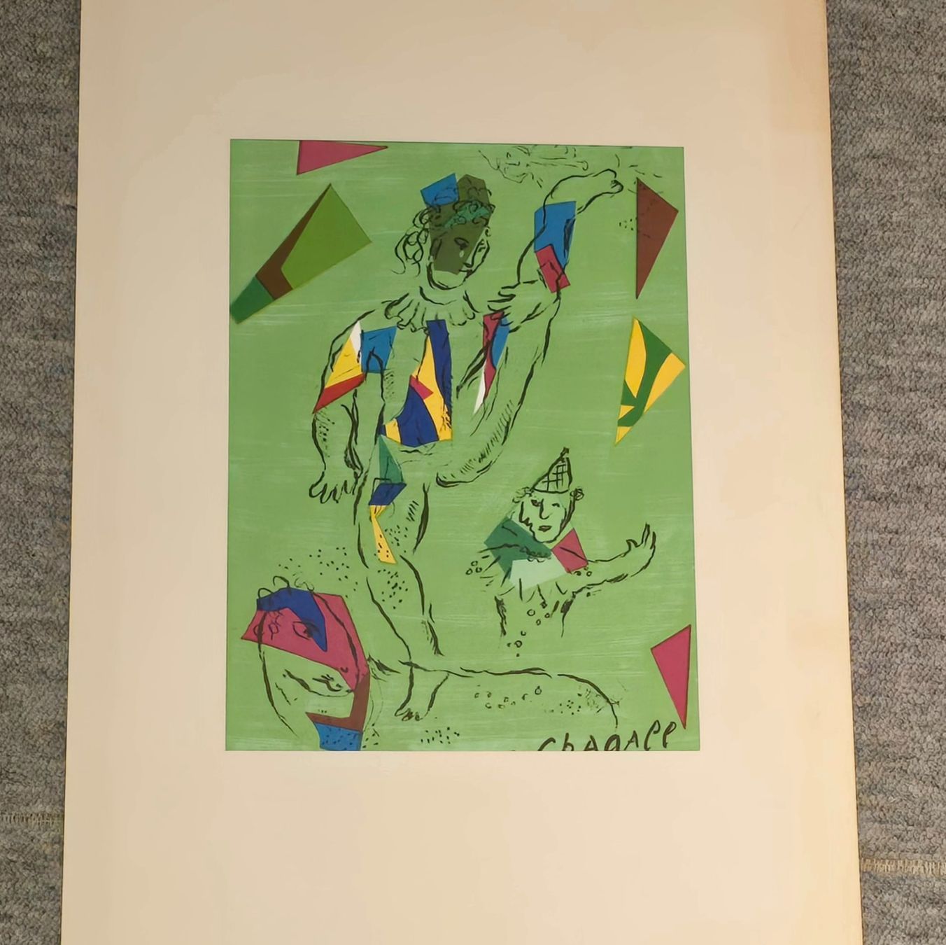 Grafiken & Lithographien: Marc Chagall - Farblithografie "Le cirque" - drucksigniert – Gebraucht aus Reinach BL von Pendling 2