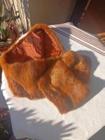 Elegante Sciarpa in pelliccia cognac vintage, old new stock