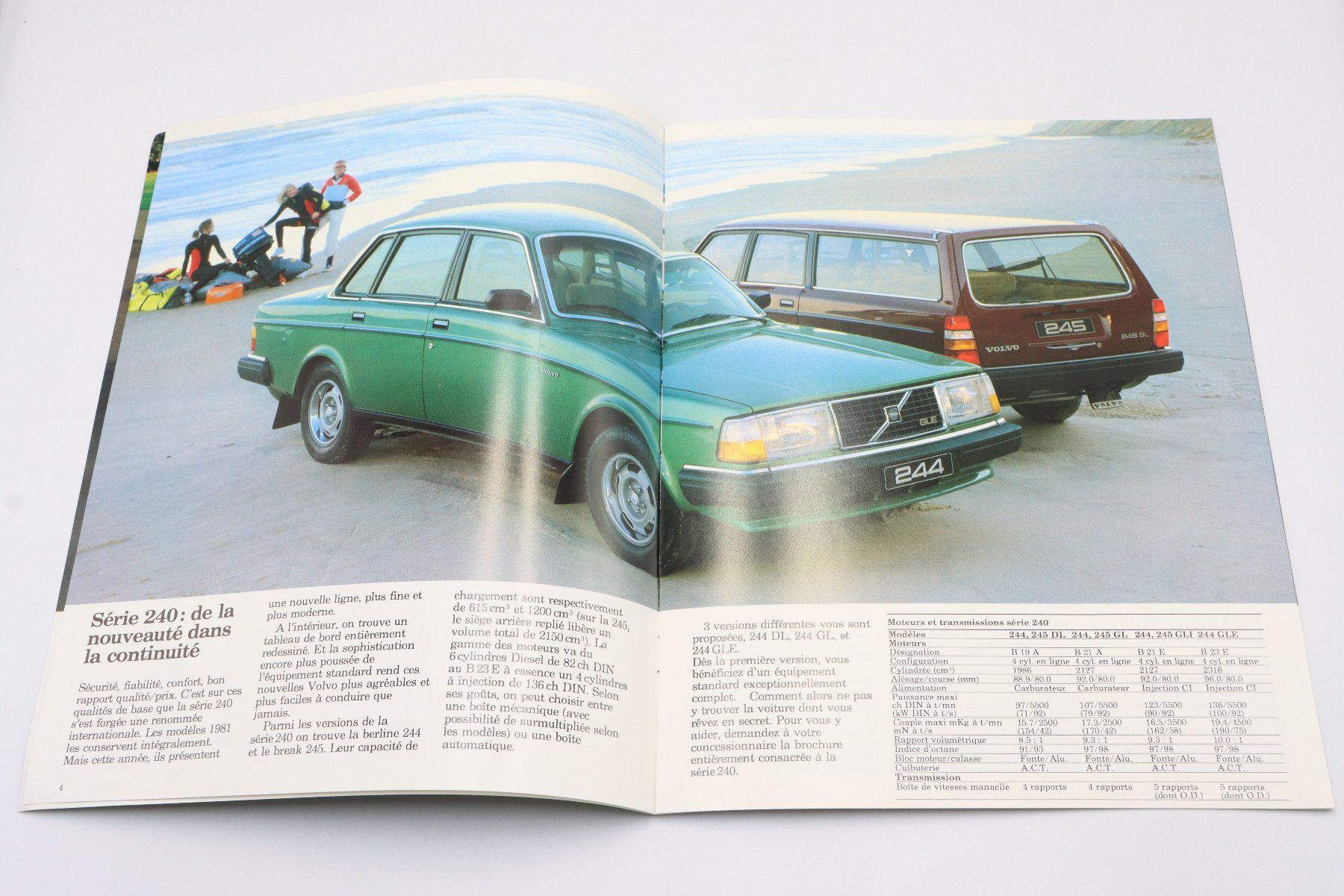 Volvo Documenti: Volvo 340 / 240 / 260 Modellprogramm 1981 Prospekt – Usato da Bühl b.Aarberg venduto da Collectorpassions 3