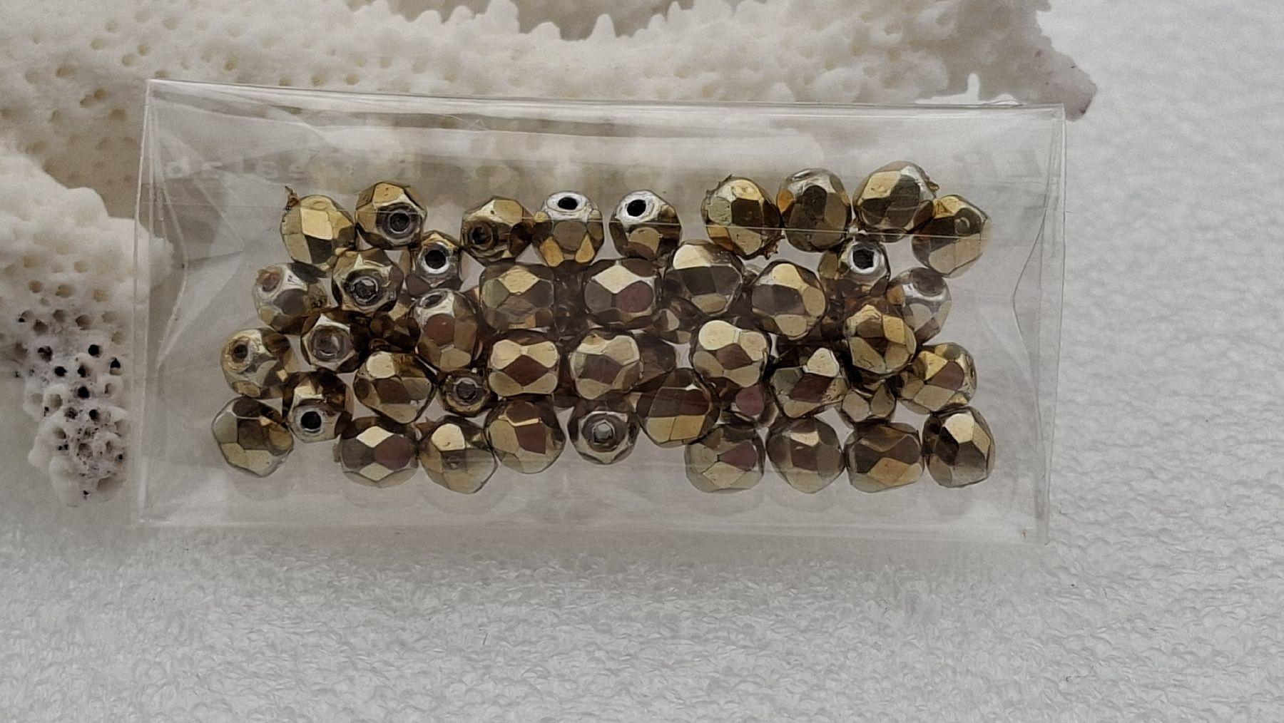 Perle (finte): Glasperlen, ca. 4,2 mm, 50 Stück – Nuovo e nell'imballaggio originale da Kriens venduto da Wolly85 1