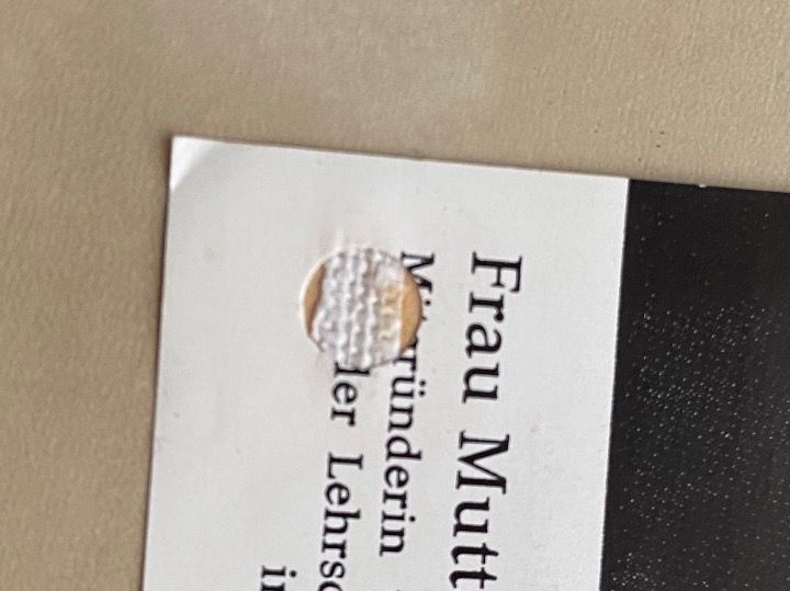 Foto & Immagini: 1 Heiligenbildli Mutter Bernarda Heimgartner kleine Reliquie – Usato da Luzern venduto da waterfront1 1