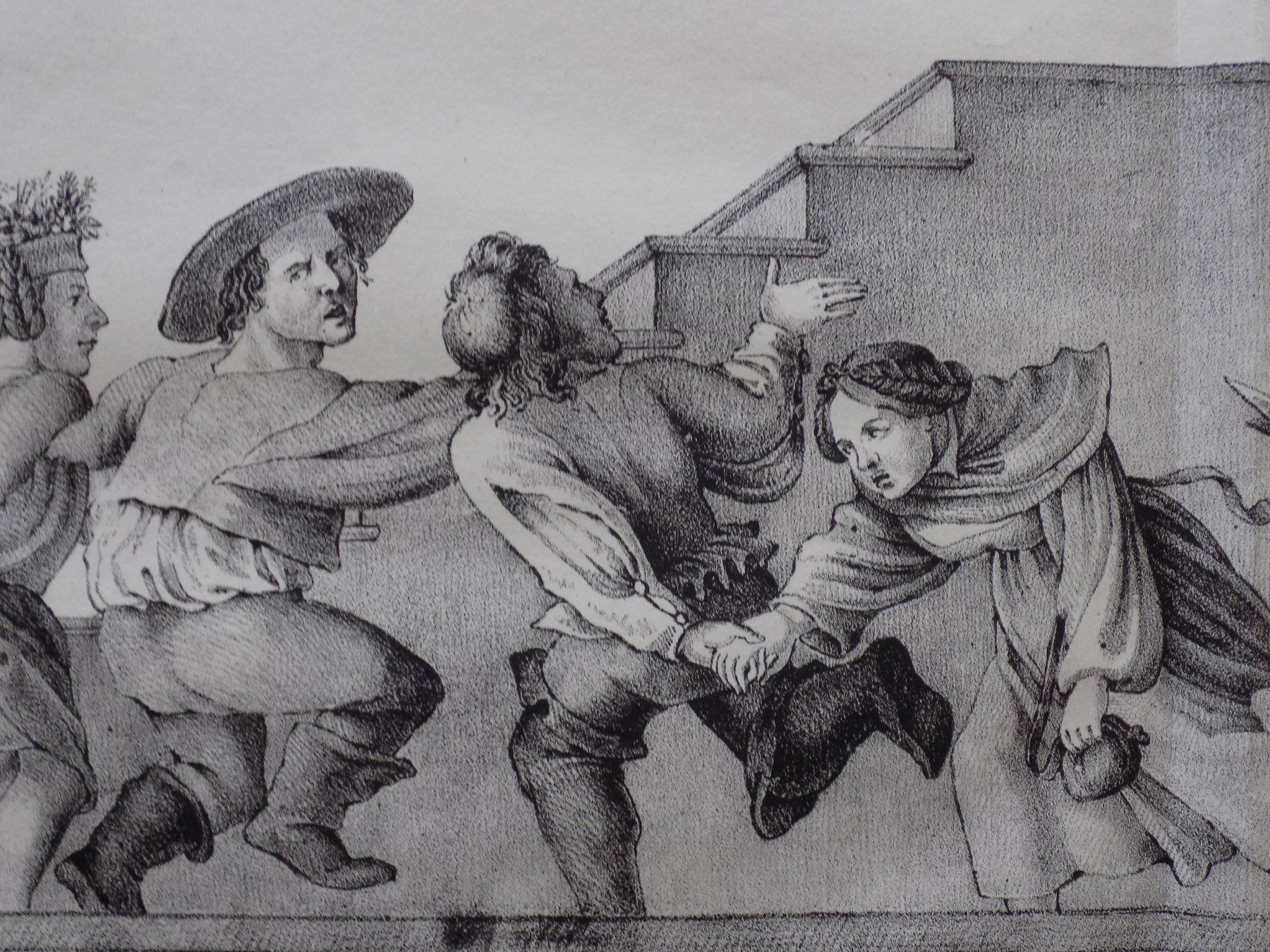 Incisioni: Bauerntanz nach Holbein – Usato da Risch venduto da Rischli15 9