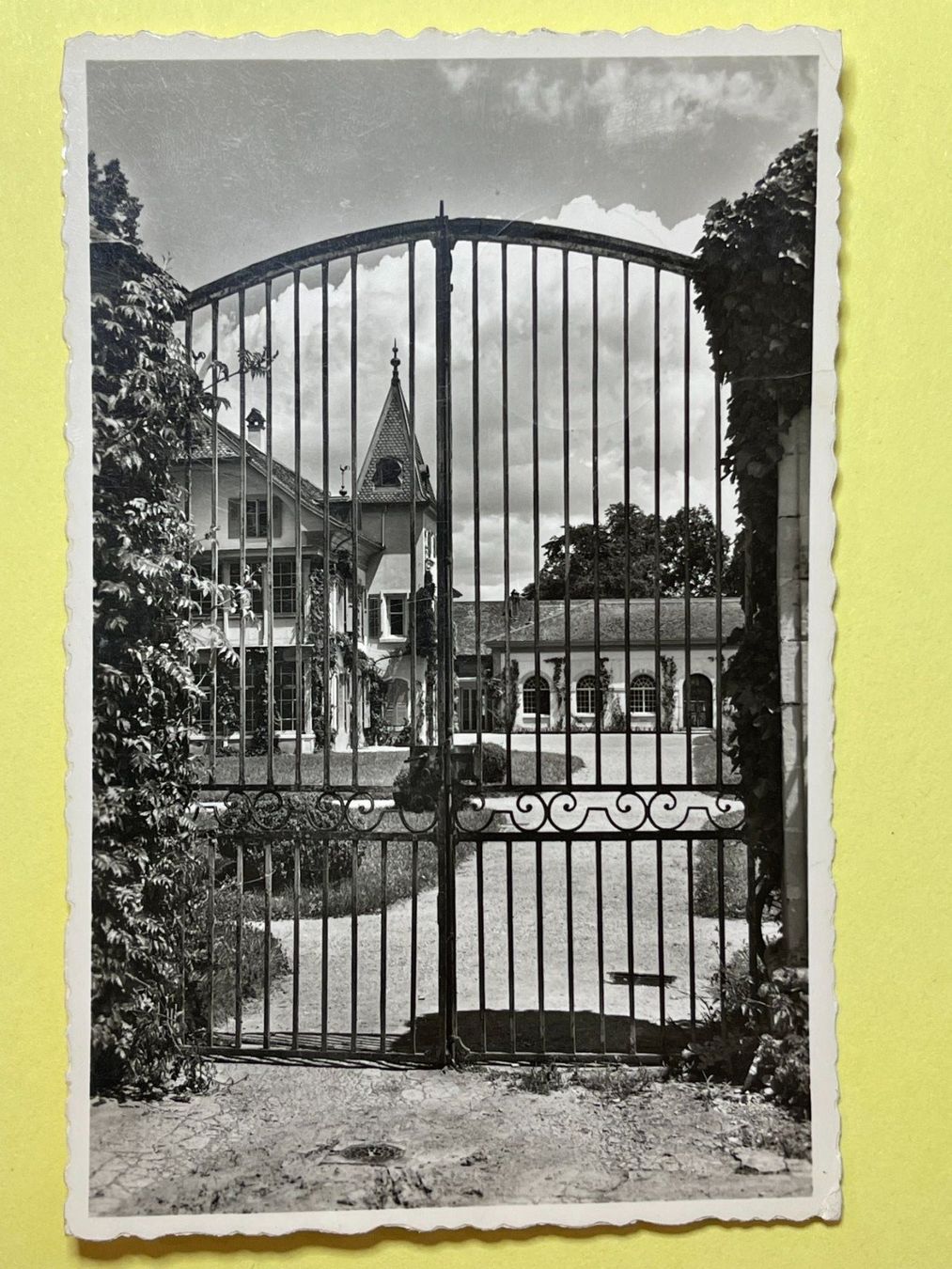 Cartoline postali: Château de Bossey - Céligny - 1962 – Usato da Steg VS venduto da _vinci_