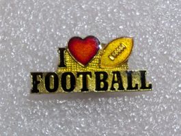Ansteckpin 258: I Love Football