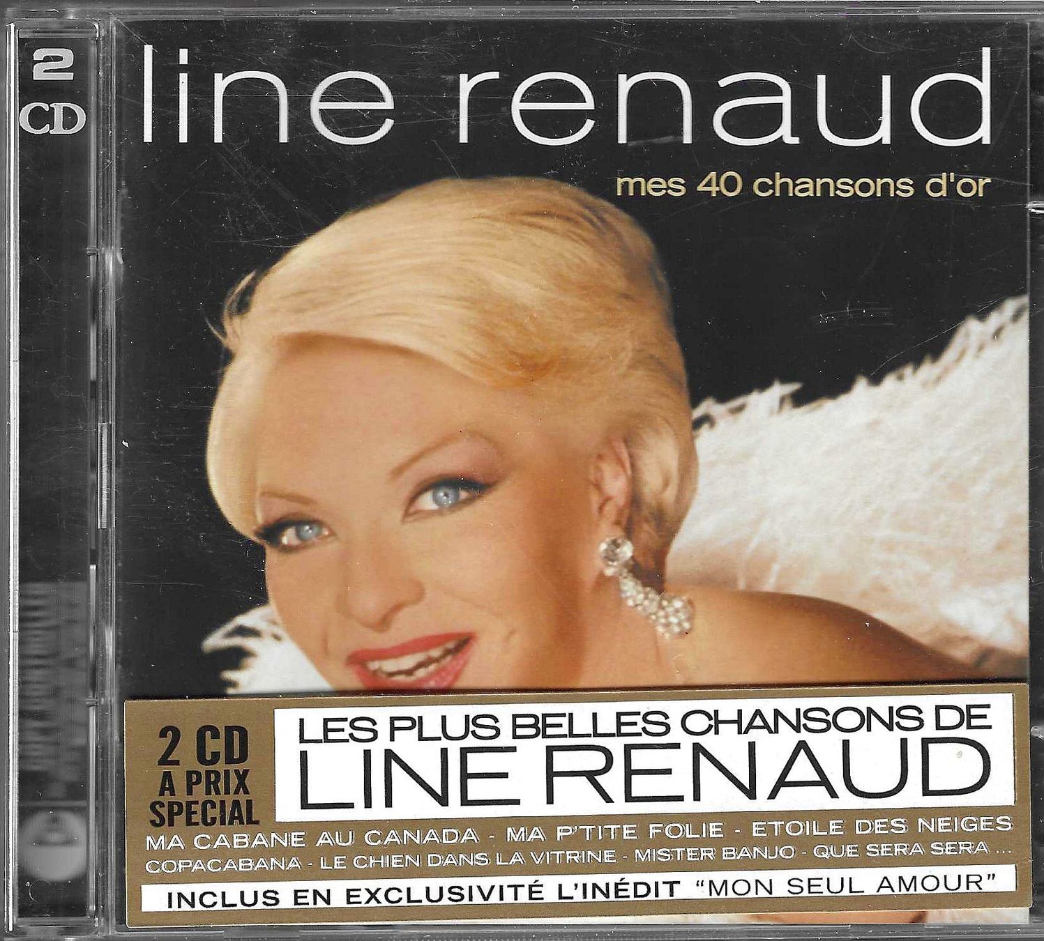 CD: Line Renaud 2 CD's - Mes 40 chansons d'or – Usato da Savagnier venduto da Ne2065
