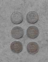 6 x 50 Silber-Rappen