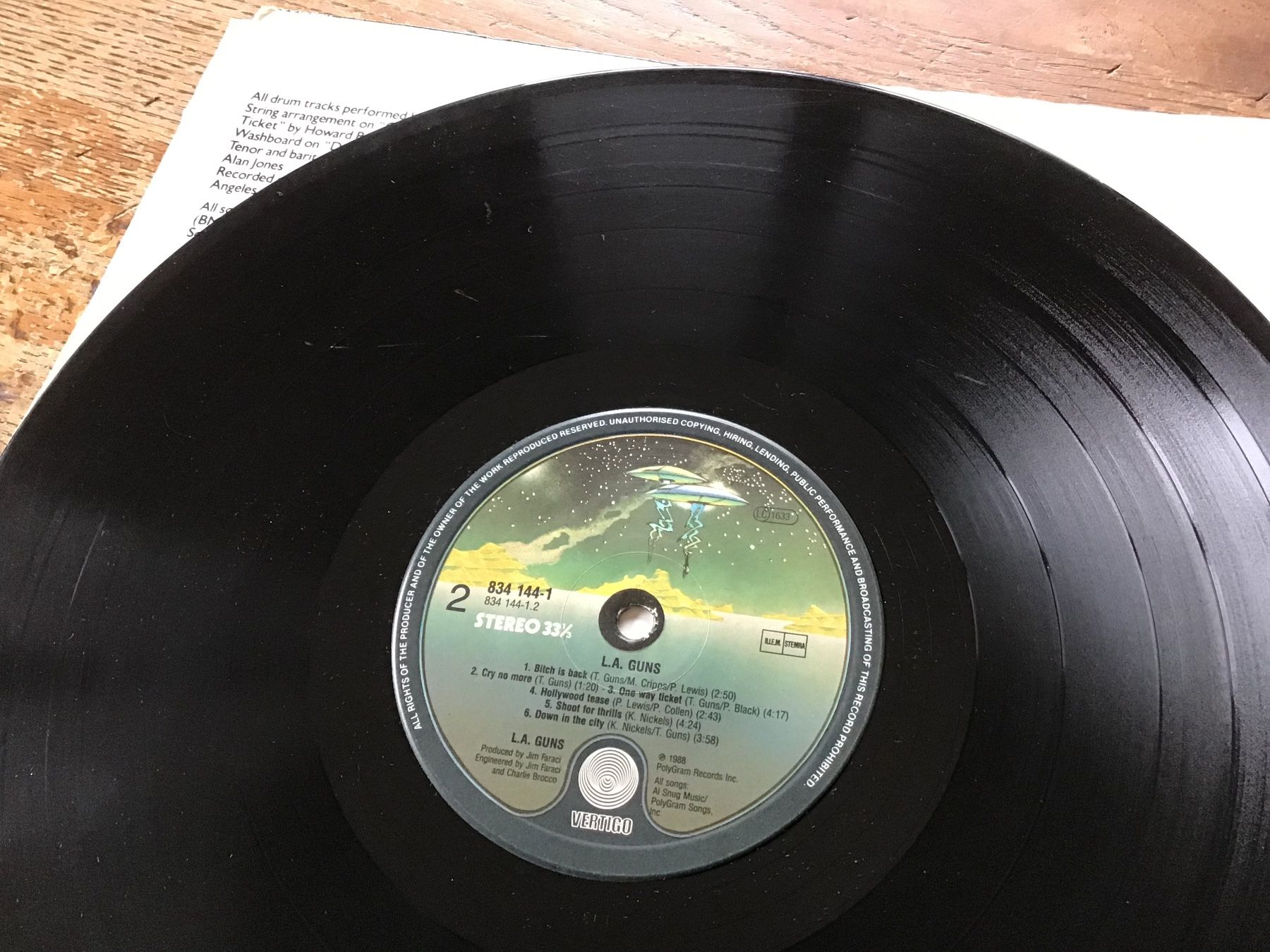 Dischi in vinile: Hard heavy LP L.A. Guns – Usato da Fully venduto da Ruby97 6