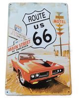 Route 66 - Blechschild  (neu, OVP)