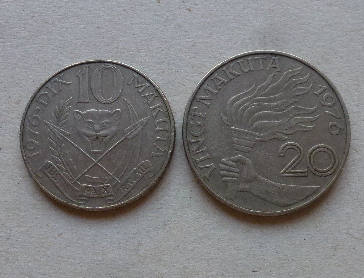 Tutti le monete: Zaire/Congo ++ 4 alte Münzen – Usato da Walkringen venduto da Casablanca777 3